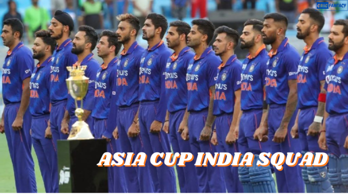 Asia Cup India Squad